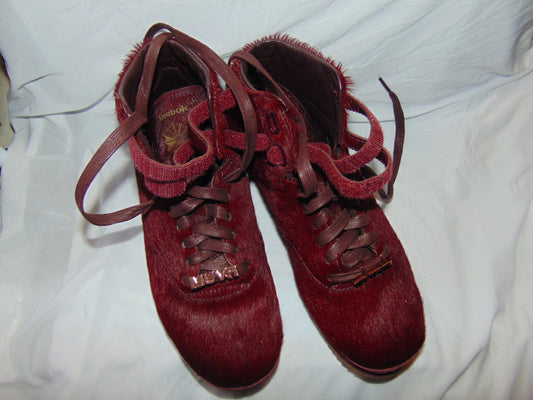 Reebok Calf Hair Sneakers Hi-Top