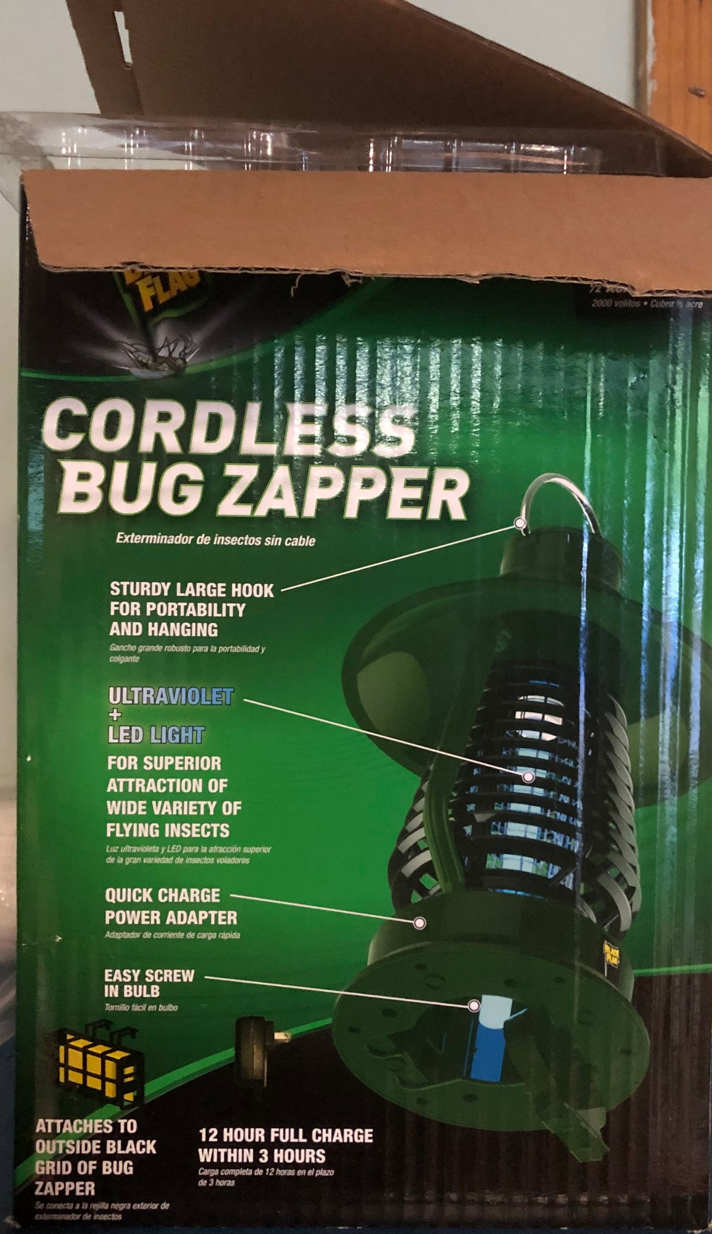 Black Flag Cordless Bug Zapper