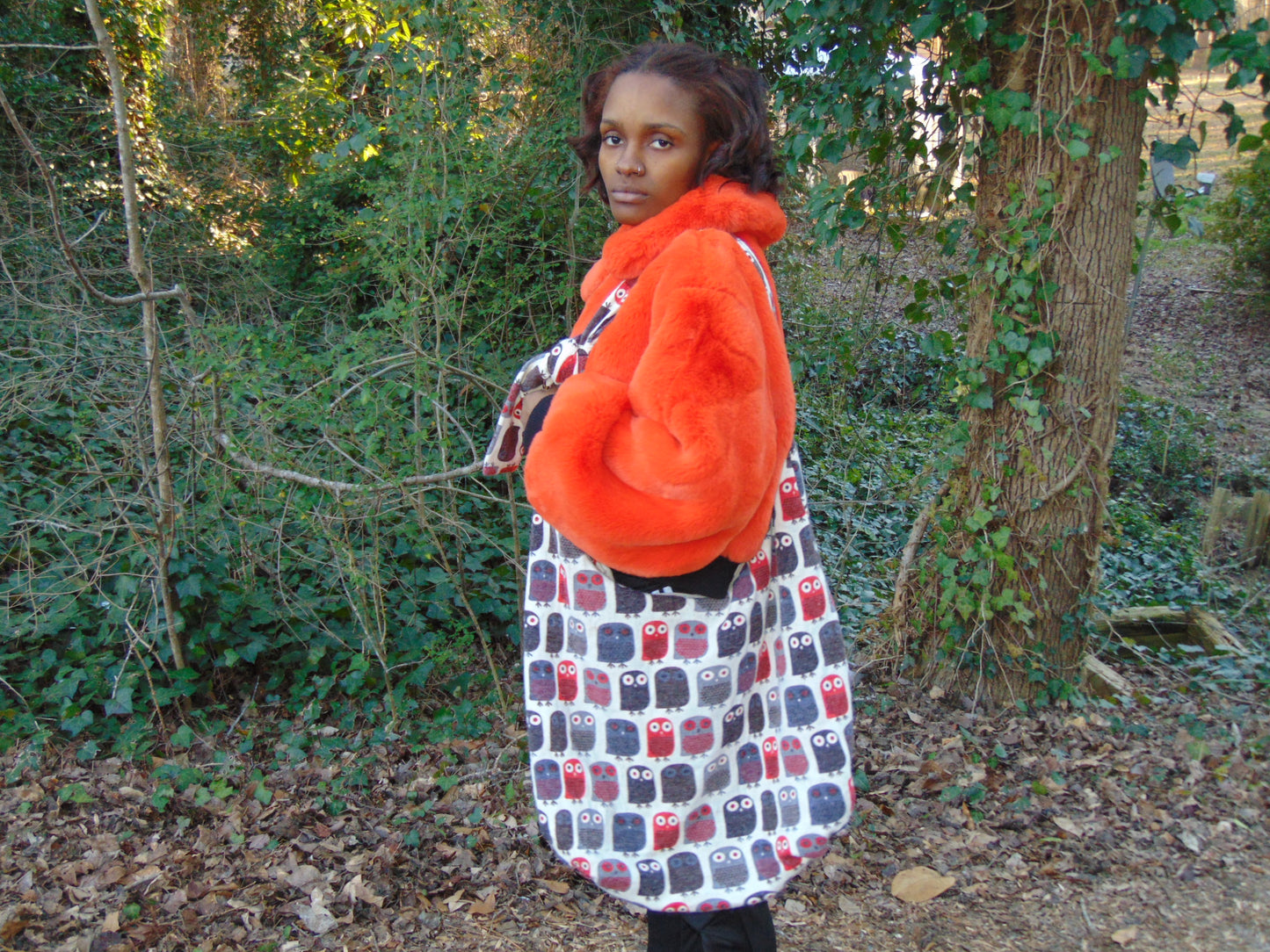 Owl Extra Large Sling Tote