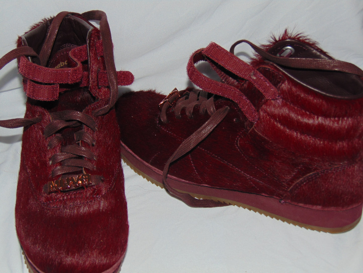 Reebok Calf Hair Sneakers Hi-Top