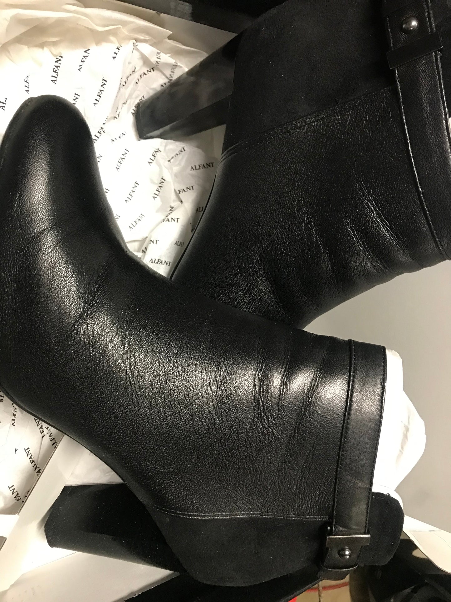 Alfani Leather Bootie