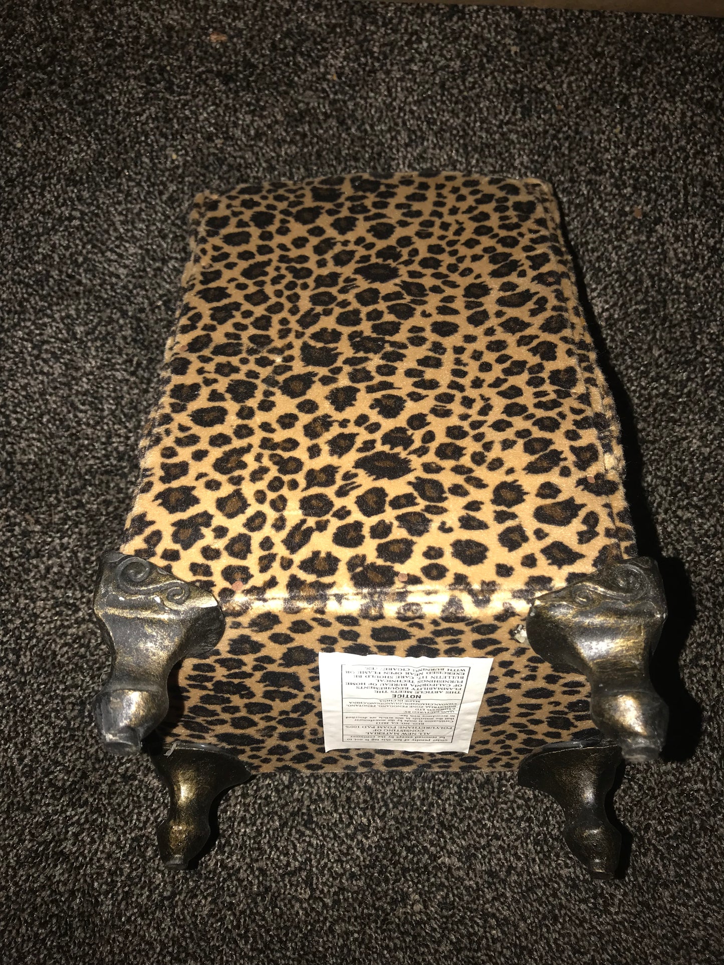 Leopard Print Jewelry Box