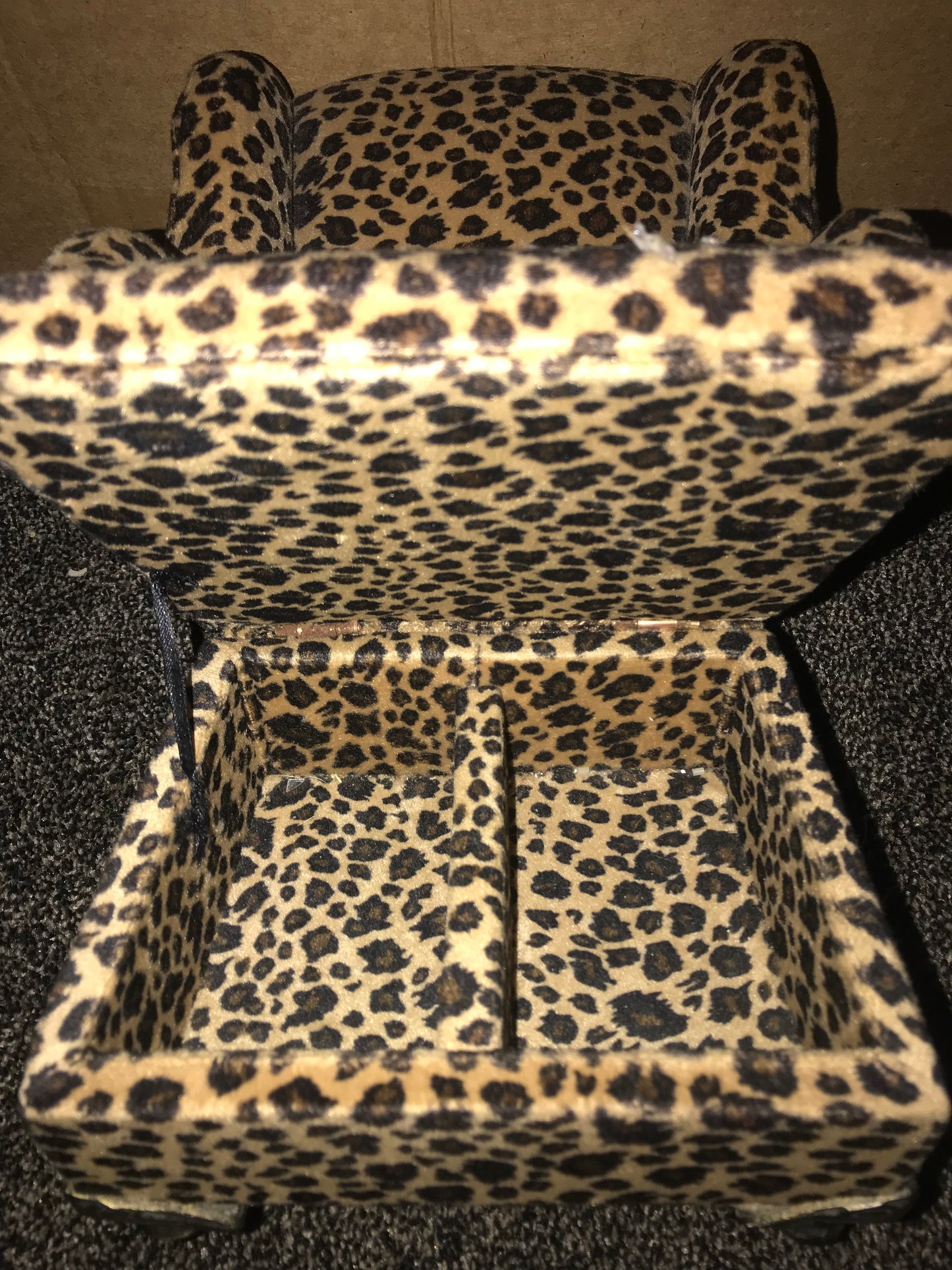 Leopard Print Jewelry Box